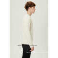 Half Fishmen Rib Round Neck Knitwear for Men